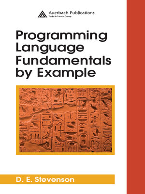 cover image of Programming Language Fundamentals by Example